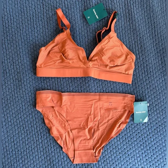 Tommy John Air Triangle Bralette & Bikini Set - Picture 1 of 3